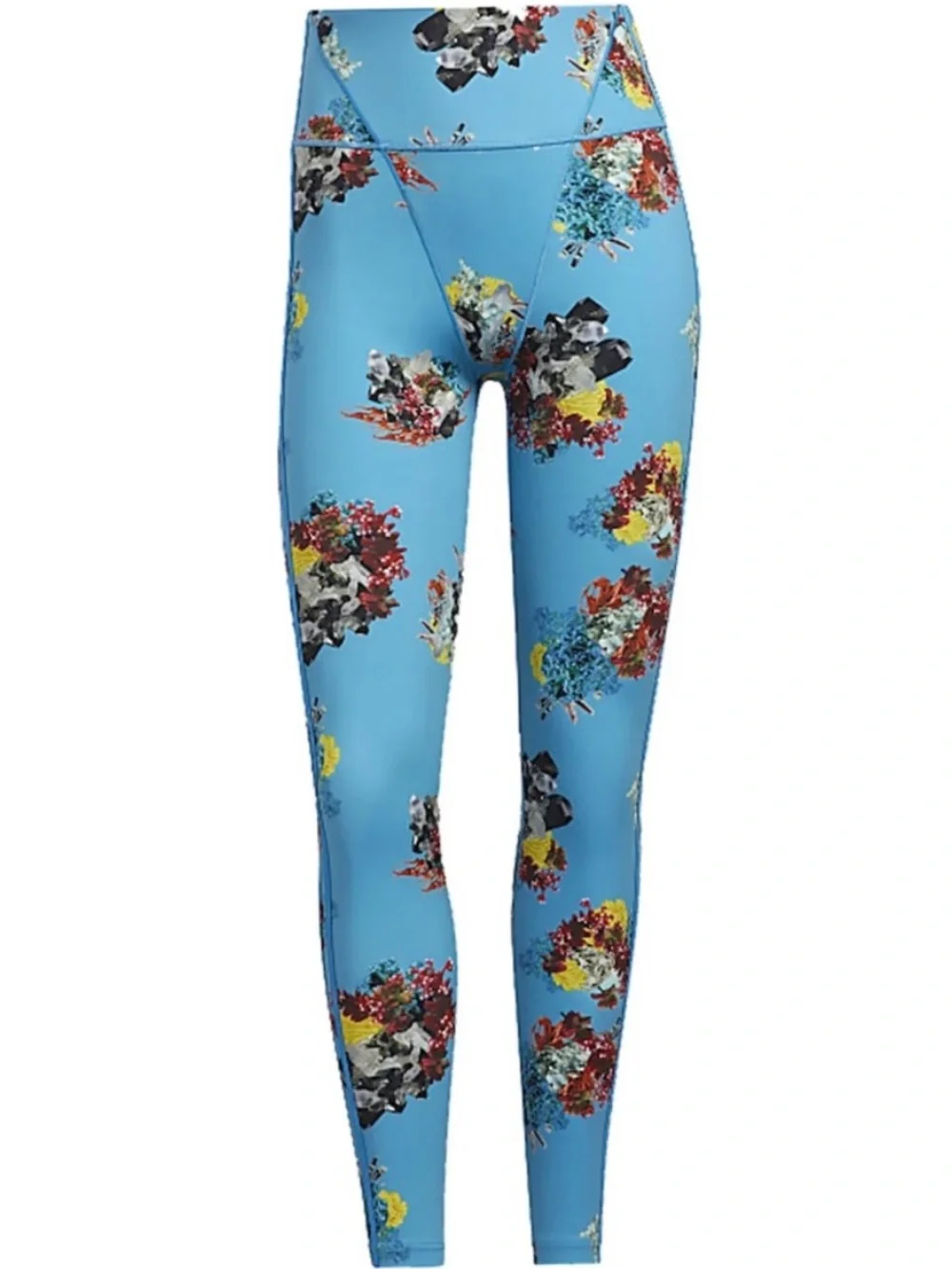 Adidas × Ivy Park Ivytopia leggings blue coral high rise size medium